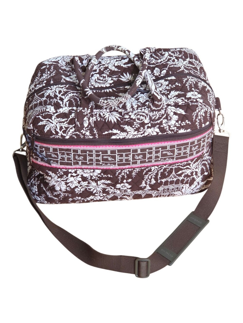 Vera Bradley Travel Duffel Bag Imperial Toile Retired EXCELLENT
